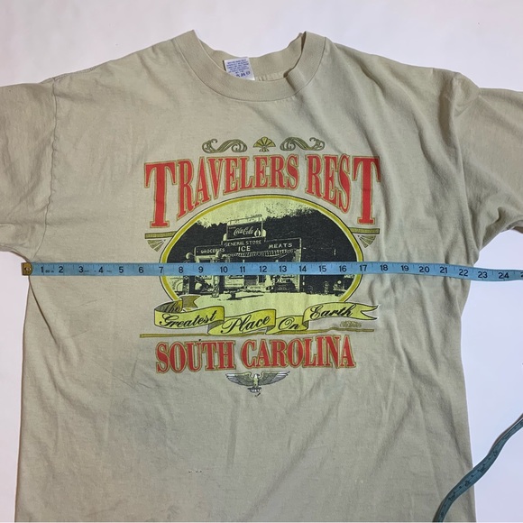 Vintage 90s South Carolina H.L. Miller Distressed Made in USA T-Shirt Large - Picture 10 of 10